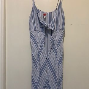 Striped maxi summer dress